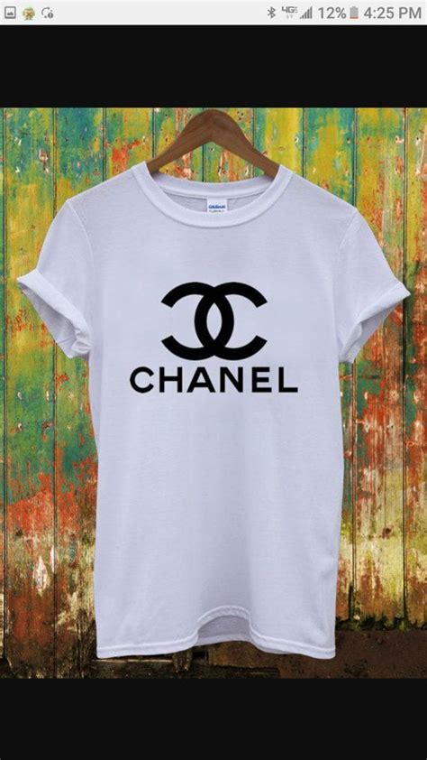 chanel tee womens|authentic chanel t shirts.